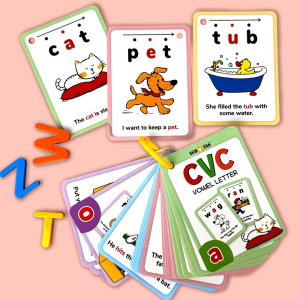 BEAR TALE Montessori Education Flashcards Learning Cards Multi-Themed Cards for Kids Childrens Learning