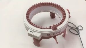 Mesin Rajut Otomatis knitting machine cerdas Engkol Tangan Weaving Loom Bisa merajut topi syal sweater Alat Rajut Otomatis