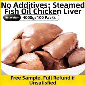 ZHUCHONG | Steamed Fish Oil Chicken Liver High Protein Natural Additive-Free Cat Snacks