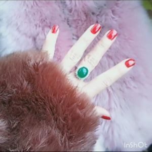 100% แหวนหยกแท้กับเพชร แหวนหยกแท้ธรรมชาติจากพม่าและแหวนเงินแท้92.5%