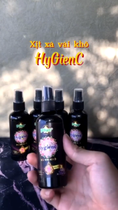 [SỈ THÙNG] Thùng 55 Chai Xịt Xả Vải HygienC Plus 100ml/Chai - Hương Hoa Mẫu Đơn (Quyến Rũ)