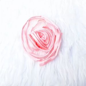 Vòng choker vải hoa hồng vòng cổ nữ gắn hoa ngọt ngào