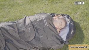 Collapsible Sleeping Bag Camping Waterproof Outdoor Portable Travel Sleeping Bag Lightweight