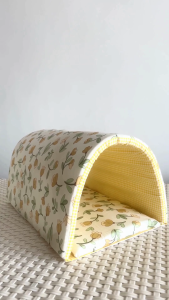 Yellow Daffodils | LARGE Hoppy Hideaway Tunnel | No Furries Delights | Cozy Hideout & Play Tunnel for Small Pets Animals