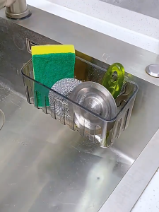 【PLAYFUL】Kitchen Wall Mounted Suction Cup Sink Storage Rack