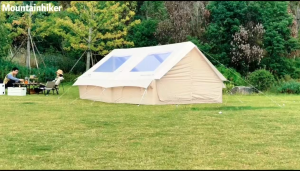 MOUNTAINHIKER 12㎡pro inflatable tent 8-15 person camping tent waterproof breathable portable camping tent.