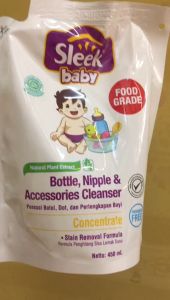 illyababykids Sleek Baby Bottle Nipple & Accessories Cleanser Sabun Pencuci Botol Dot 450ml