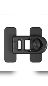Refrigerator Lock Child Safety Protection Refrigerator Lock Anti-Clamp Easy Installation White/Black Nurm