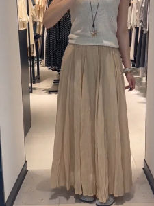 MANMI | Women Casual A-Line Maxi Dress Khaki Color Summer Season