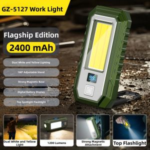 SMILING SHARK | Rechargeable Waterproof Strong Light LED Work Light