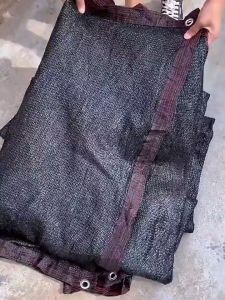 ตา กรองแสง กว้าง 2/3 เมตร ยาว 10 เมตร มี ตาไก่ สแลนกันแดด สแลนกรองแสง ผ้ากรองแสง สแลน แสลนบังแดด สแลนพรางแสง ผ้าสแลนกันแดด เกรด