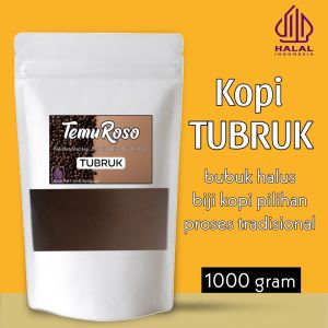 BUBUK KOPI TUBRUK PREMIUM 1KG KOPI TUBRUK JAWA TEMU ROSO .NIKMAT .MANTAP BUBUK HALUS