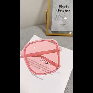 CeeJay แว่นตากันแดด เลนส์ทรงสี่เหลี่ยม กรอบเล็ก สำหรับสตรี Sunglasses