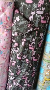 Bahan Kain Sprei Disperse Motif Karakter Katun Microsilk Meteran Bahan Gordenseprai