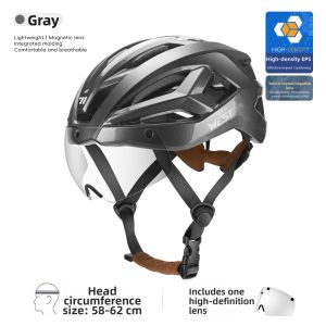 West Biking | Magnetic Changing-Color Visor Cycling Helmet