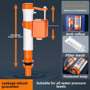 SUNINLIFE | Universal Toilet Flushing Valve Toilet Drain Valve Toilet Pusher Toilet Accessories