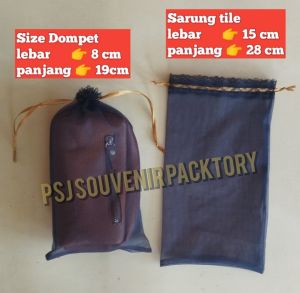 Sarung tile souvenir untuk dompet besar/isi 50 pcs