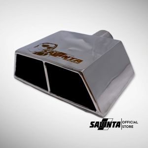 Knalpot Suos SAVINTA Trapesium Chrome Bensin Solar