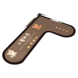 xy | Corner Use Thick Absorbent Easy-Clean Oil-Resistant Anti-Slip Floor Mat