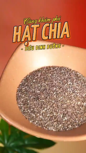 Hạt Chia Đen Hữu Cơ Peru 500g – Nguyên Chất Giàu Omega 3 Hỗ Trợ Giảm Cân Tốt Cho Tim Mạch