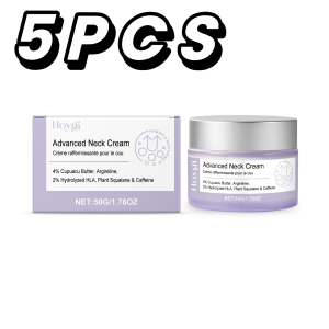 Hoygi | Peptide Neck Care Firming Cream For Tech Neck Double Chin Crepey Skin Neck Line Eraser Tightening Cream for Neck and Décolleté