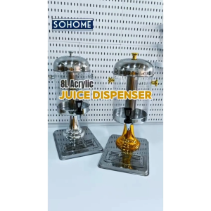 8L Stainless Steel Juice Dispenser with stand with faucet for restaurant glass cold for catering heavy duty commercial
