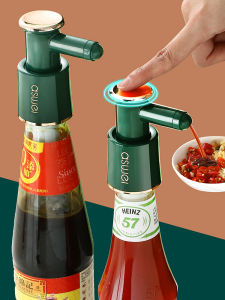 Food Grade Pump Head Oyster Sauce Bottle Home Kitchen Essential Oil Dispenser Sealed Moisture Proof Nordic Style Plastic Jug