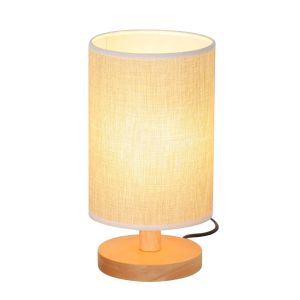 Fabric Shade Night Light with US Plug and USB Compatibility CTD0/CTD