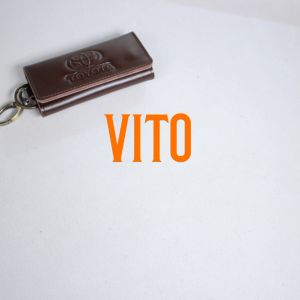 [VALQO] Gantungan Kunci VITO Kulit Sapi untuk Mobil Motor STNK