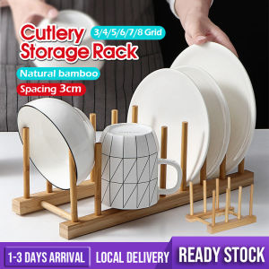 Kitchen Wooden Dish Rack Dish Drainer Plate Rack Bowl Rack Kitchen Rack Plate Holder Rack Rak Pinggan Kayu