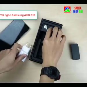 Tai Nghe AKG Samsung S10Tai Nghe Nhét Tai Có Dây + Tặng 4 nút tai phụ-santashopone