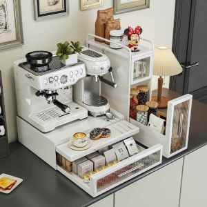 Bar Counter Coffee Capsule Cup Tea Bag Fork Spoon Organizer