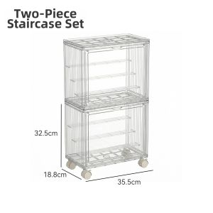 AMU·PIGGY | Transparent Organizer Display Shelf