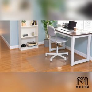 Chair floor mat protector - Matte (90cm x 0.15cm x 120cm / 90cm x 0.15cm x 140cm) | Office Floor Mat | Floor protection mat | Floor protector mat for rolling chair | Anti Slip| Floor Protection Mat | Waterproof Mat | Floor Protector Mat