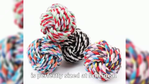 V-0033 Pet Toys - Colorful Cotton Rope Ball