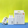 Xiaomi Charger 90W 67W 55W 33W EU Original Turbo Charge USB Type C Cable Adapter Mi 15 14 13 Pro Ultra Redmi Note POCO MIX Flip. 