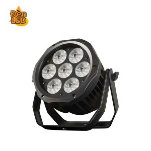 Đèn Par LED Ngoài Trời AICPOSE IP65 7x18W RGBWA UV 6-trong-1 Điều Khiển DMX Dùng Cho Sân Khấu DJ Vũ Trường Chuyên Nghiệp