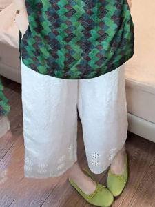 Shalldoer | กางเกงขายาวทรงหลวมเอวสูงสำหรับผู้หญิง สไตล์ใหม่ปี 2025 กางเกงขายาวทรงตรงสีขาว ทรงหลวม ทรงลำลอง ทรงหลวม ทรงลำลอง