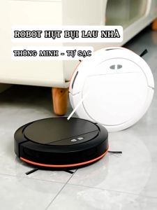 Robot Hút Bụi Lau Nhà NK01 Lực Hút Mạnh Mẽ Điều Khiển Qua APP Cảm Biến Thông Minh Hút Bụi Lau Ướt