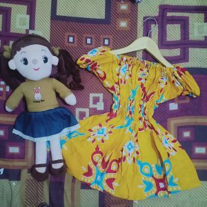 Dress anak sabrina NEW 2-5 thn