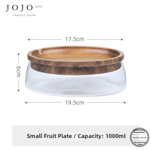Wood Glass All-purpose Storage Container