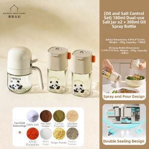 MODERN SWEETHOME | Controlled Salt Storage Spice Jar Sealed