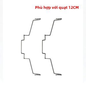 2 Chiếc Kẹp Quạt Thép Đàn Hồi CPU Quạt Tản Nhiệt Giá Đỡ Cho 8Cm/9Cm/12Cm Quạt Làm Mát Bền Bền Tản Nhiệt Nhanh Chóng