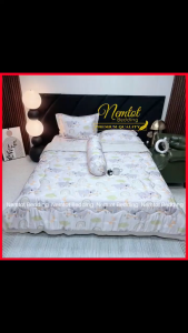 LYOCELL 120S🕎 Bộ Chăn Ga Gối Lyocell 120S Cao Cấp Nằm Thoáng Mát Chần Bông Lông Vũ _ Nemtot Bedding