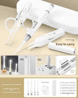 IMLUCKY | Earring Removal and Ear Wax Cleaner Tool For Children Lighted