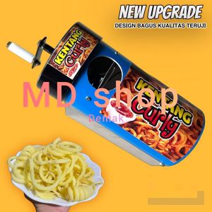 mesin kentang curly viral new detion