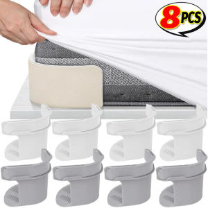 Dizoey 1/8PCS Invisible Sheet Bed Cover Fixer Bedsheet Corner Tightener Grippers Heavy Duty Multifunctional Anti-shift Fixed Clips