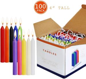 Factory 100 Color Birthday Candles Smoke-Free and Tasteless Pole Candle Romantic Wedding Atmosphere Products
