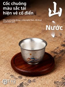 XINLONGTANG | Tách Uống Phong Cách Trung Quốc Mới Từ Titanium Sắt Nguyên Chất Cao Cấp