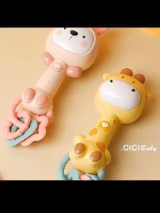 Đồ chơi trẻ em Xúc xắc xoay 360 độ kiêm gặm nướu phát nhạc đèn ngủ Baby Try cực dễ thương cho bé